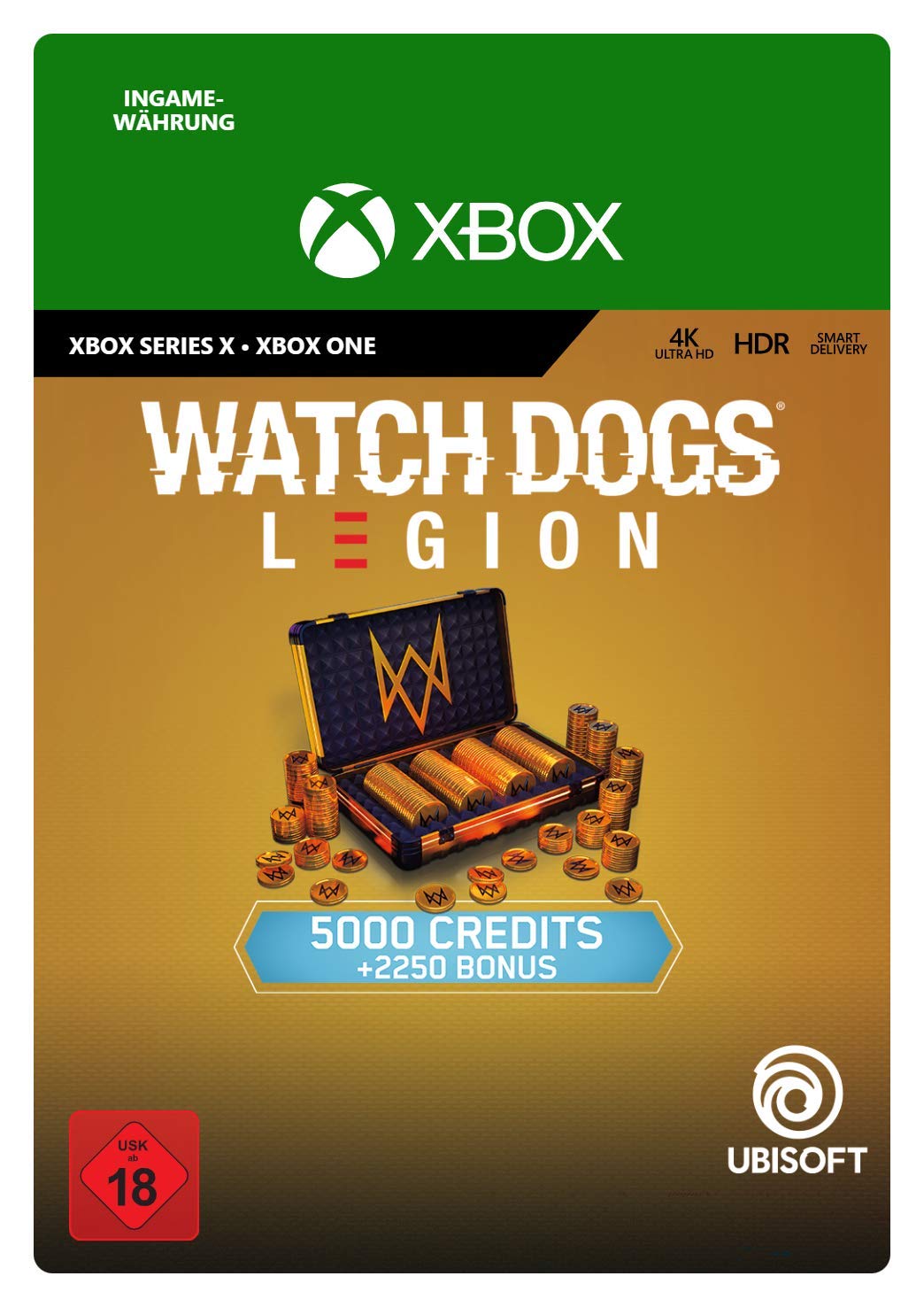 Watch Dogs: Legion Credits Pack 7,250 WD Credits | Xbox - Download Code