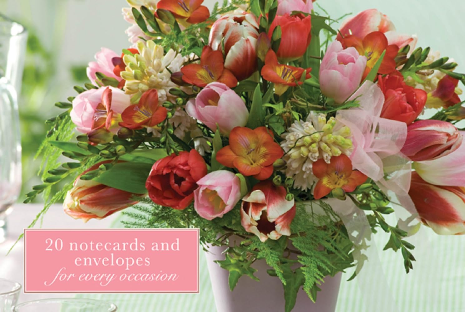 Card Box of 20 Notecards and Envelopes: Freesias