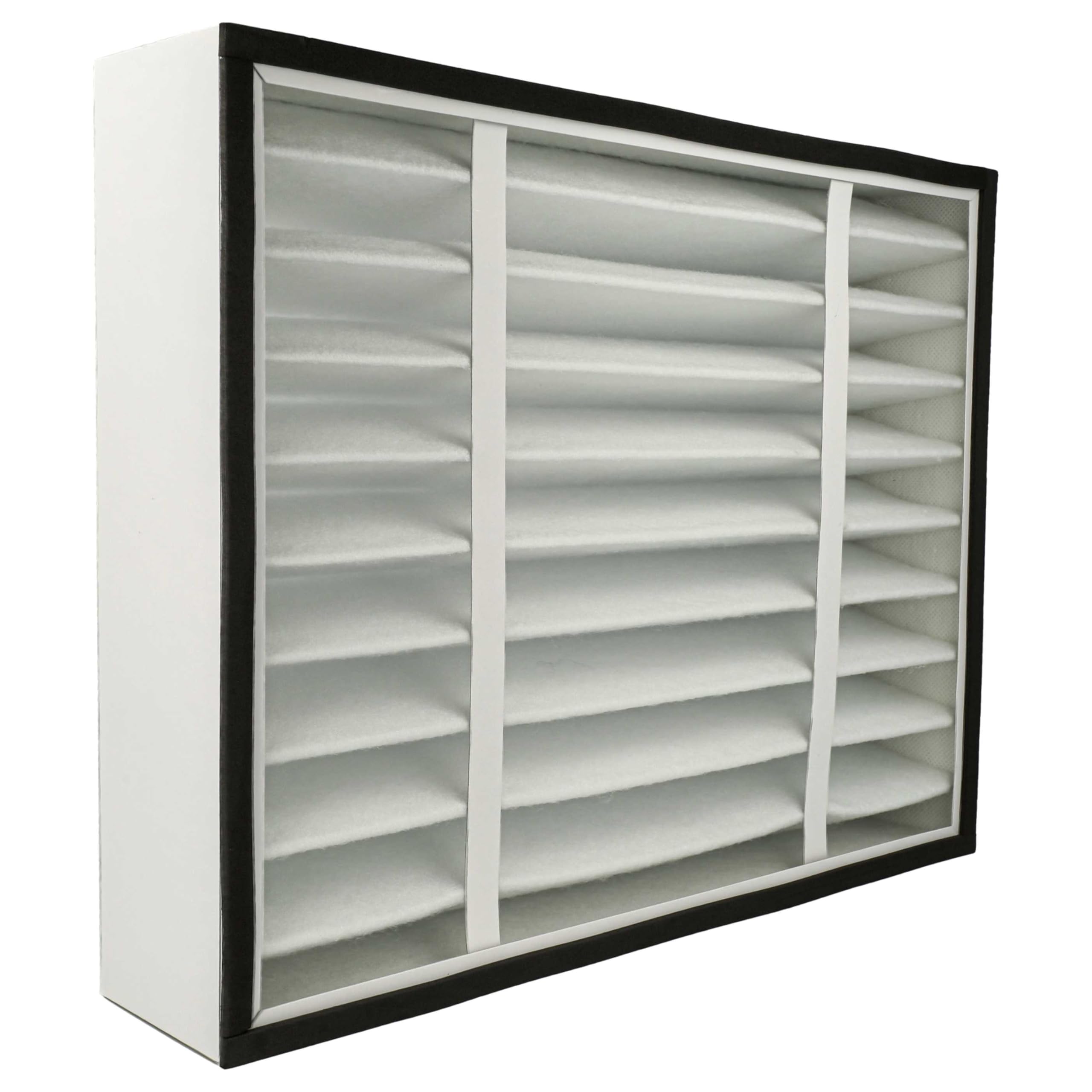 vhbw 5x Prefiltro compatible con Dustcontrol DC AirCube 2000 purificador - papel/espuma, clase de filtro G4 Blanco