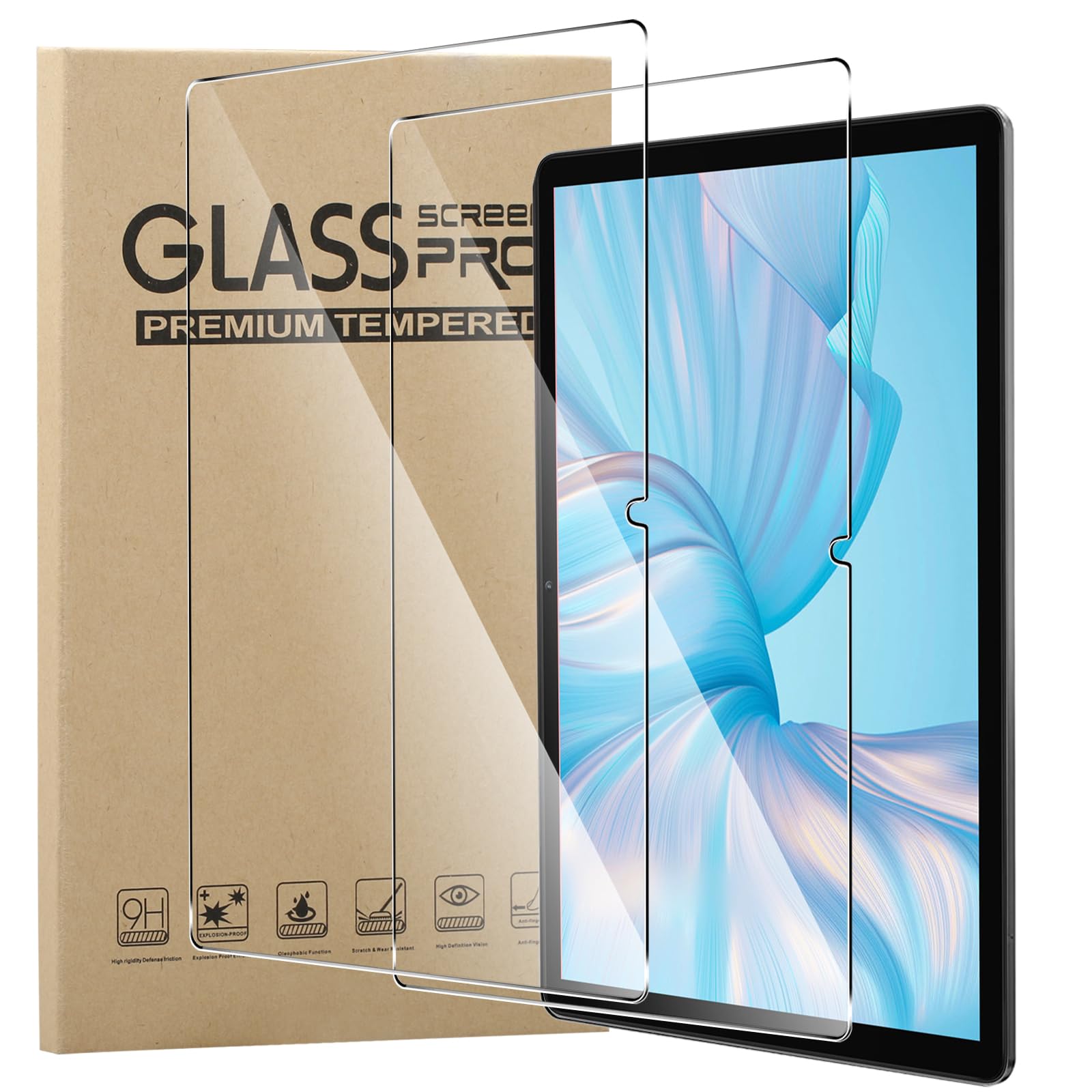 MEMELOKA Vetro Temperato Per Blackview Tab 10 WiFi/Blackview Tab