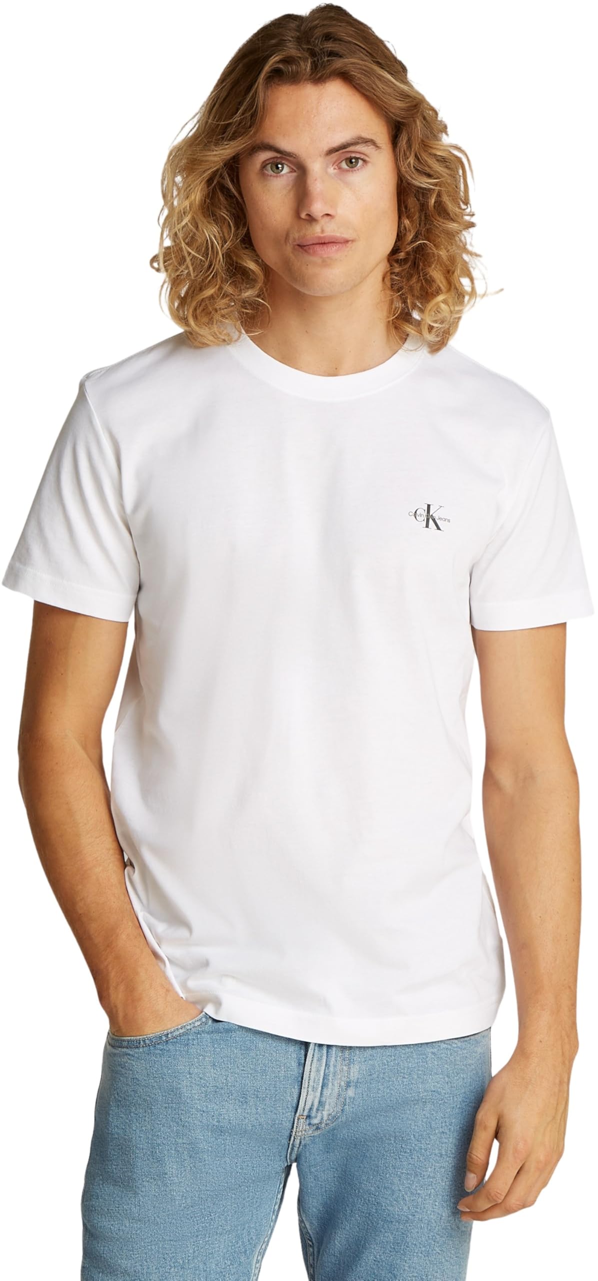 Calvin Klein Magliette a Maniche Corte (Pacco da 2) Uomo