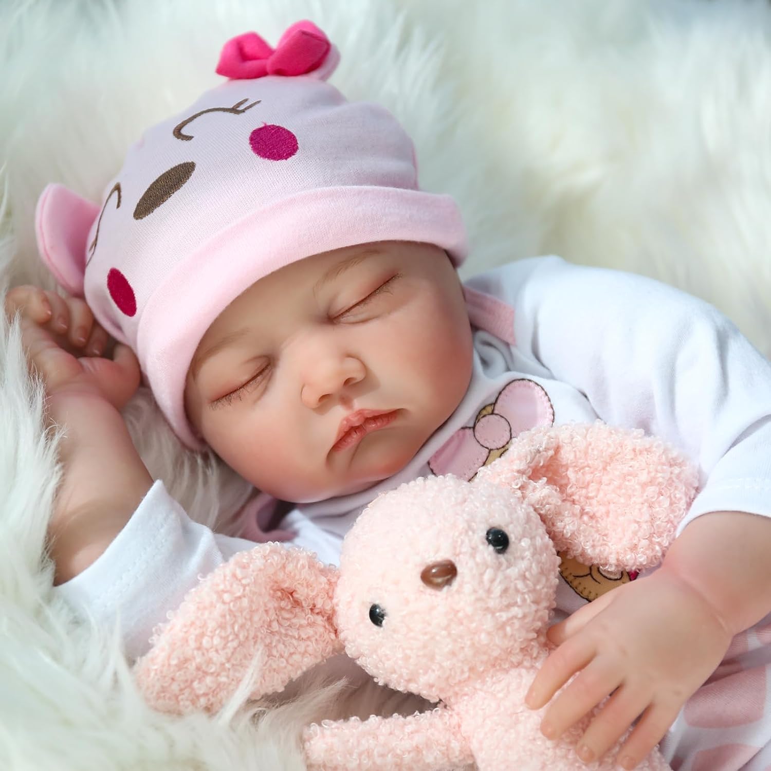 KIDIIG Silicone Vinyl Lifelike Reborn Baby Dolls Girl 22 inch Newborn Girl Doll, Lifelike Soft Silicone Vinyl Weighted Gift Set (B0D86QNNMN) Amazon Price History, Amazon Price Tracker