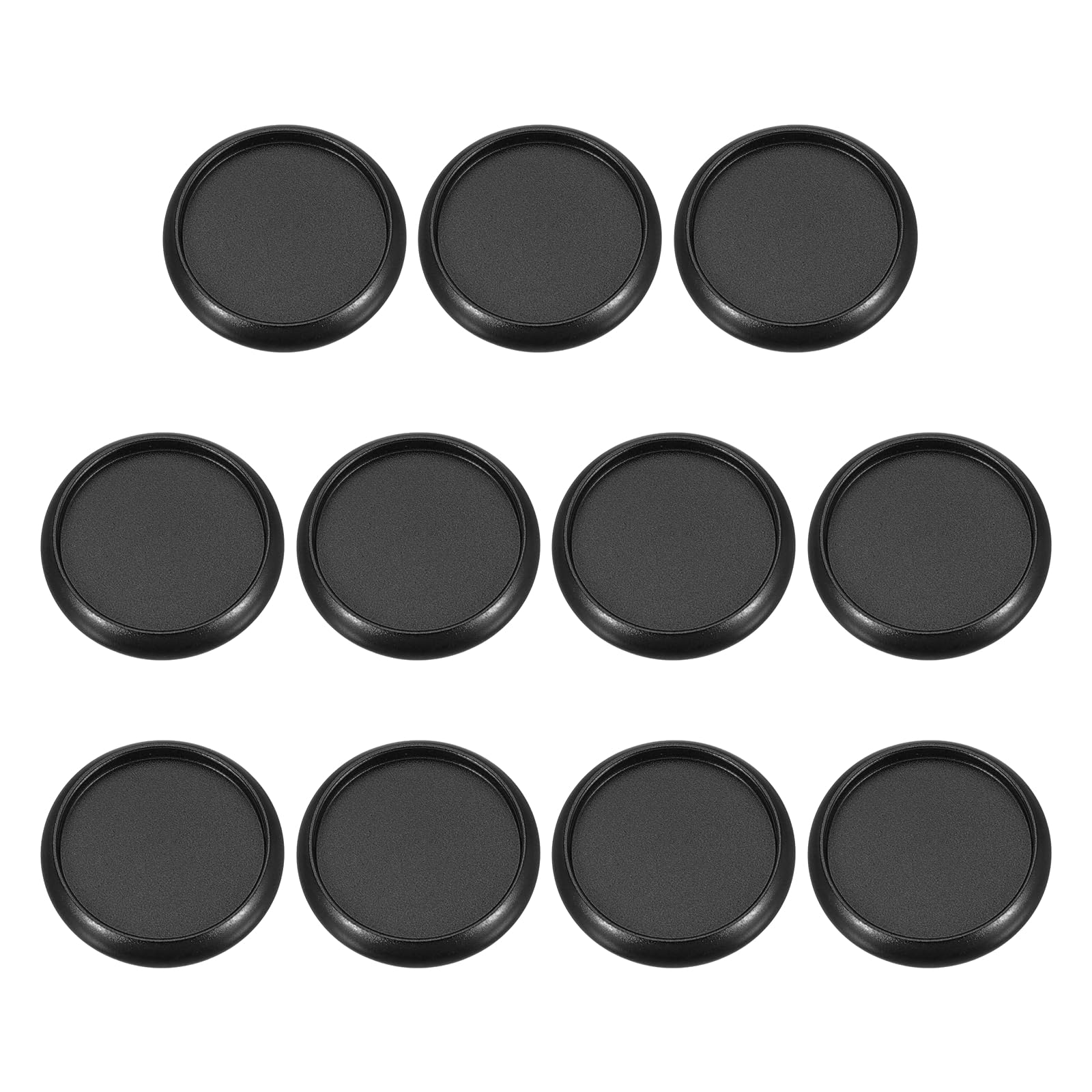 PATIKIL 24mm 8/9" Black Round Book Binding Discs, 11 Pcs Aluminum Alloy Discbound Expansion Discs Round Binder Rings for DIY Notebook Planner
