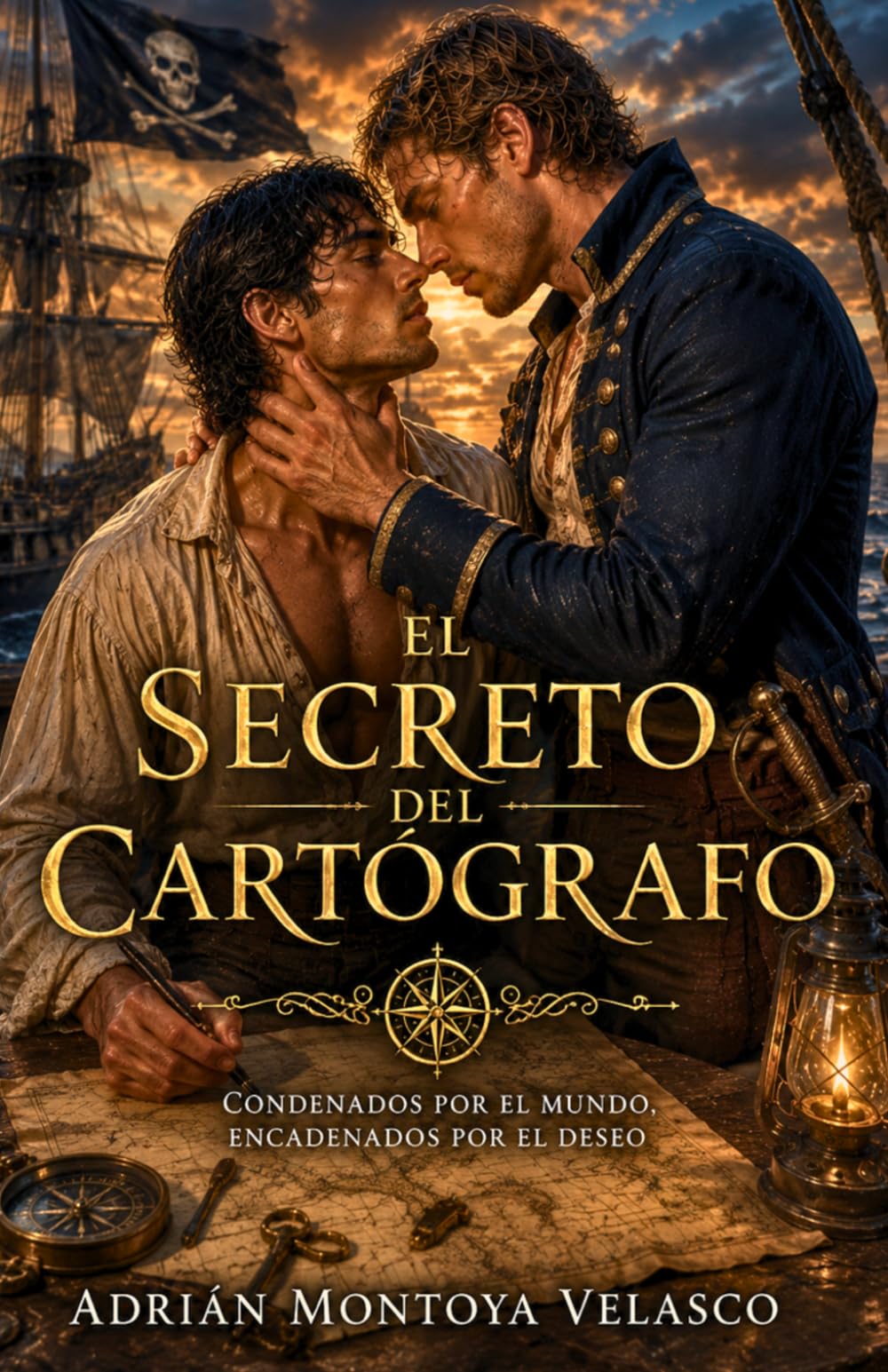 El secreto del cartógrafo: Romance histórico gay de piratas y corsarios un enemies to lovers de época en el mar Caribe