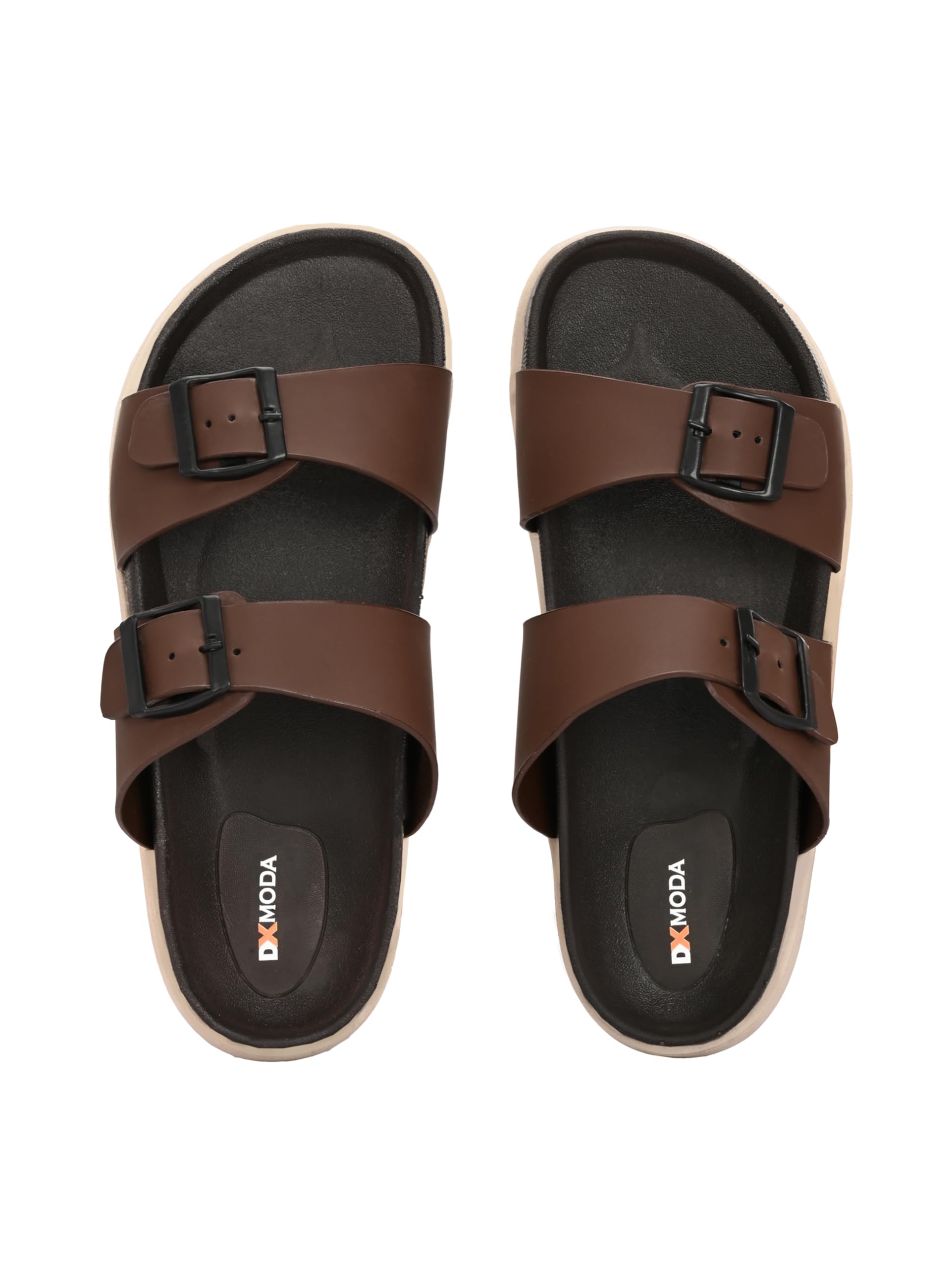 Mens Cushion Sliders/Slippers | Pu Padding On The Footbed | Bounce Back Technology | Comfortable & Lightweight | Waterproof & Everyday Flip Flops For Gents/Boys-image-33