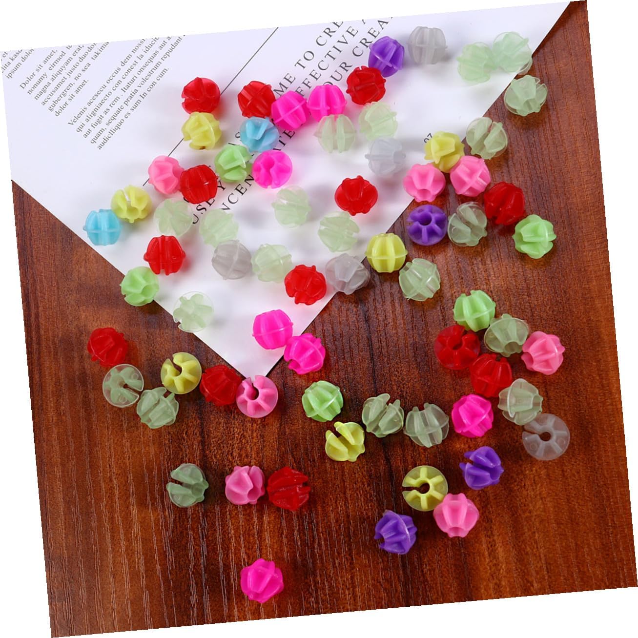 180pcs Multi-Color Plastic Bike Wheel Reflector Clip Beads Luminous Round Spoke Decorations for Standard Bicycle Wheels Easy to Install and Remove