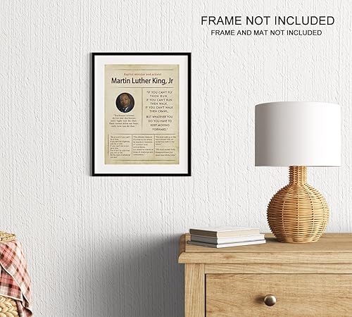 Miniatura 9 de Inspirational Martin Luther King Jr Quote Dictionary Wall Art Office Wall Art  Decor Motivational Poster Encouragement Gifts Positive Sayings for