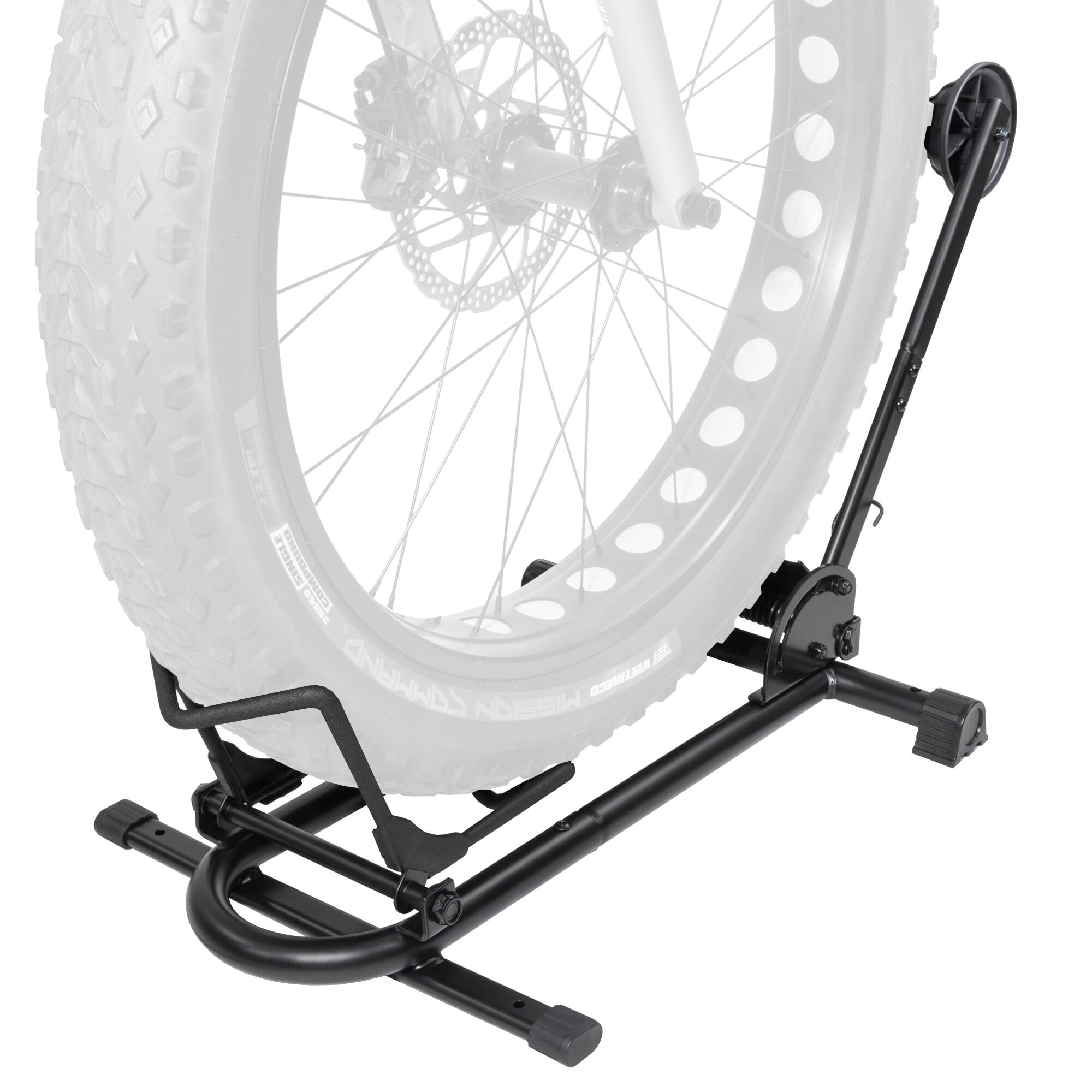 Support de stationnement pour pneu de vélo large 12,7 cm max robuste