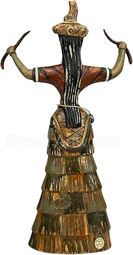 Miniatura 5 de Serpiente Diosa de la fertilidad y la sexualidad Figura Minoica Knossos Cnossos Escultura