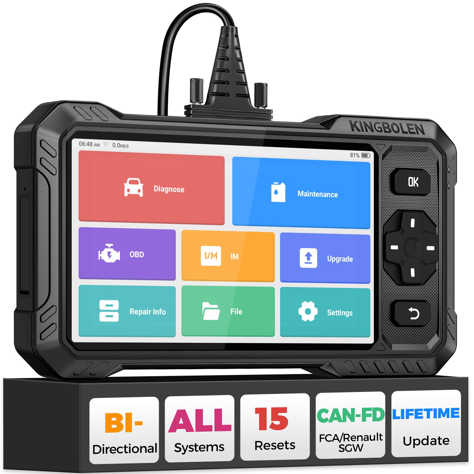 KINGBOLEN S6 Elite OBD2 Scanner