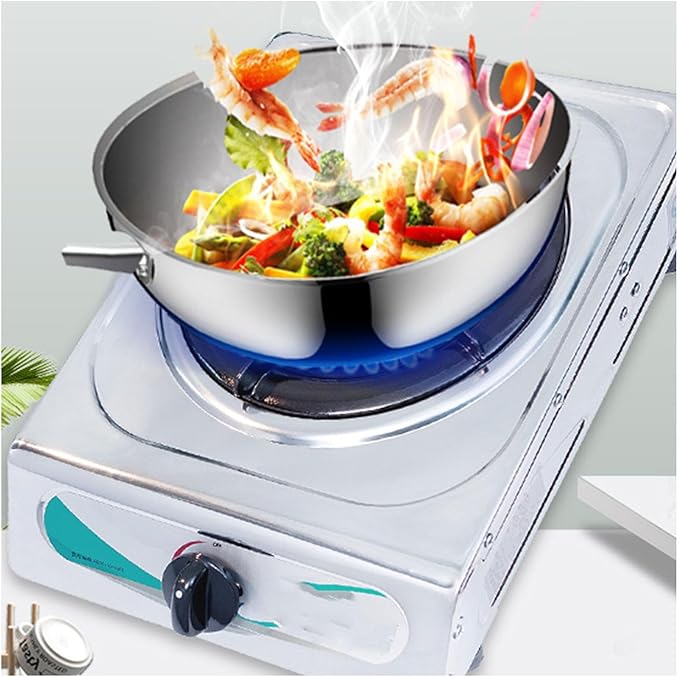 Estufa de Gas de 1 Puesto 28 cm Ancho Instalación de Piso miniatura 2