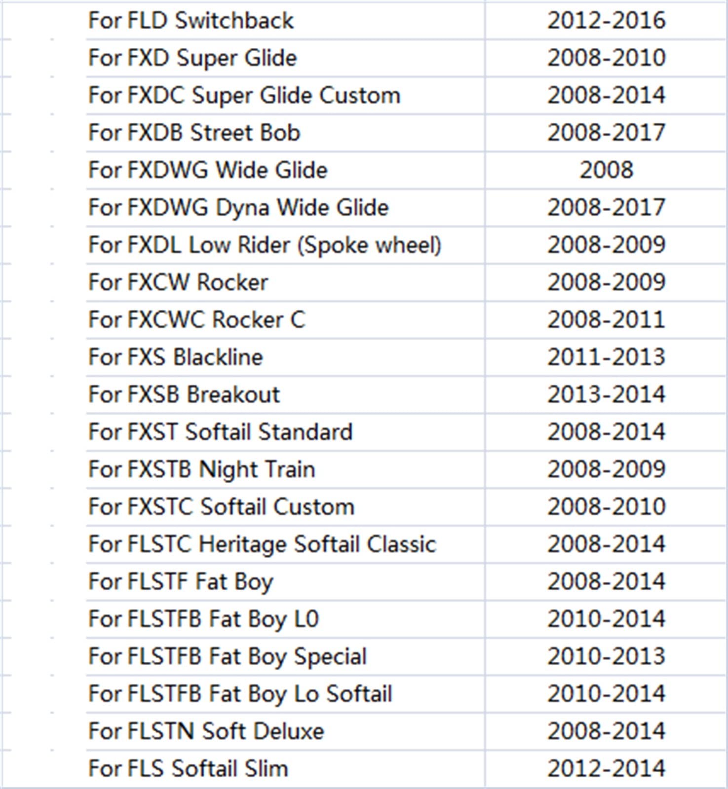 Motorrad-Bremsbeläge Für Harley Davidson Dyna - Vorn & Hinten