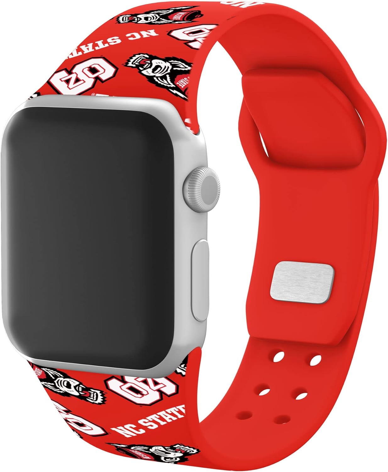 Affinity Bands North Carolina State Wolfpack HD NCAA Watch Band Compatible with Apple Watch - All Series