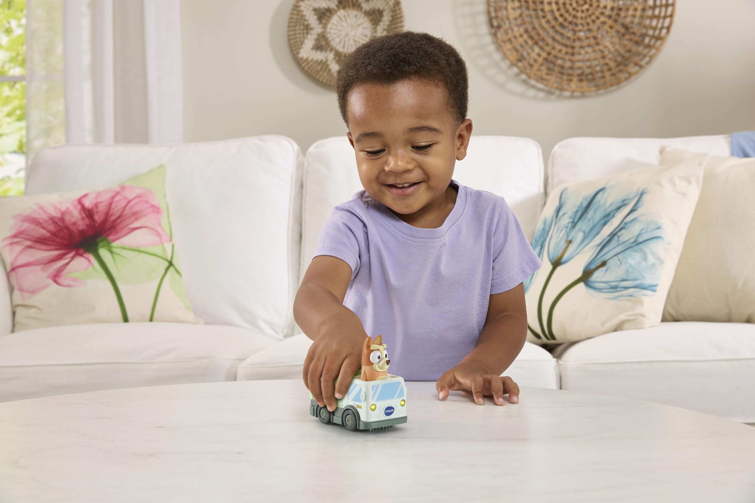VTech Toot-Toot Drivers Bingo Garbage Truck, Interactive Toddler Toy for Pretend Play with Lights & Sounds, Bluey Toy - Image 4
