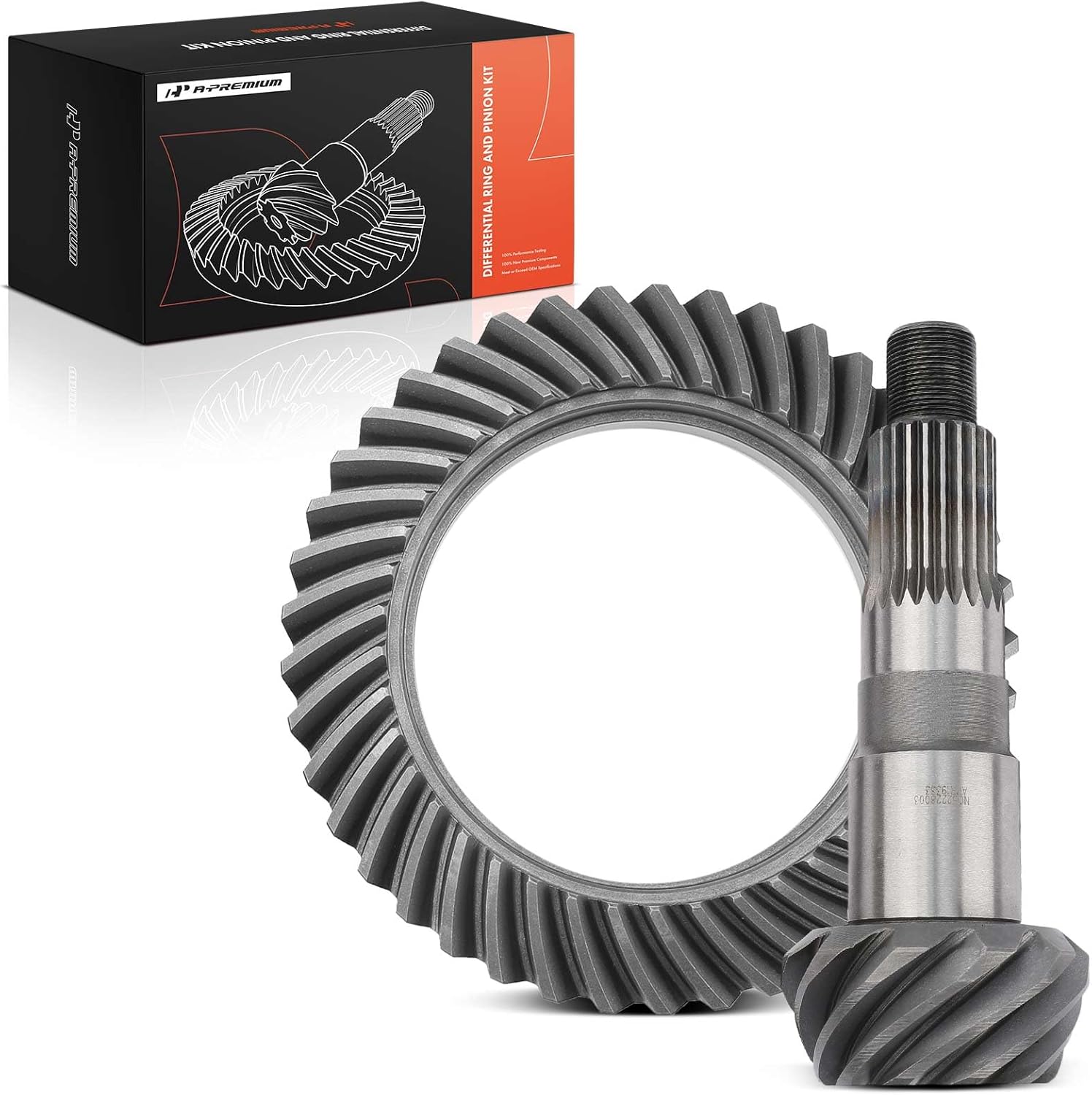 A-Premium Front Differential Ring and Pinion Kit Compatible with Jeep Wrangler 2008-2017 Wrangler JK 2018 Liberty 2008-2012 Dodge Nitro 2007-2011