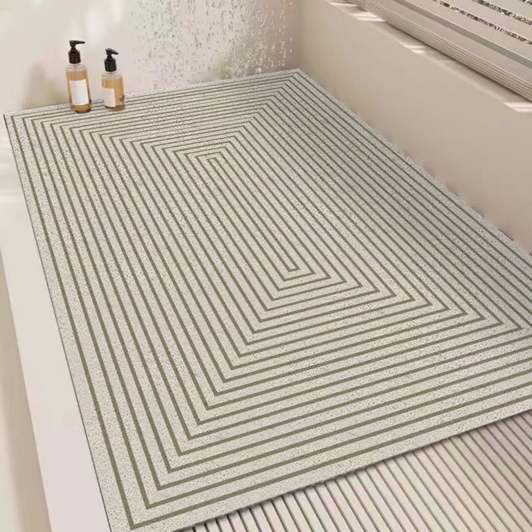 Rubber Loofah Quick-Dry Bath Shower Mat(Style 4,60x120cm)