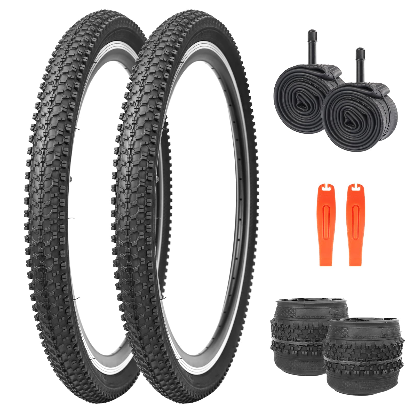 Fahrrad Reifen Mantel Fahrradreifen 24/26 x 1.95 Faltreifen für Stadtrad,Kind Mountainbike,Beach Bike