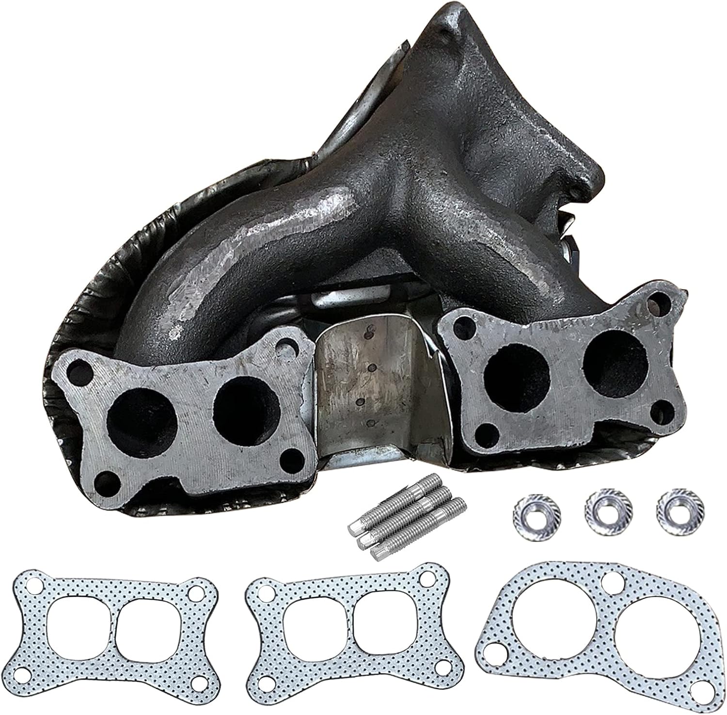 PartsFlow Exhaust Manifold For 1995-1997 Nissan Pickup For 1990-1994 Nissan D21 2.4L 4-Cylinder 674-549 1400486G05