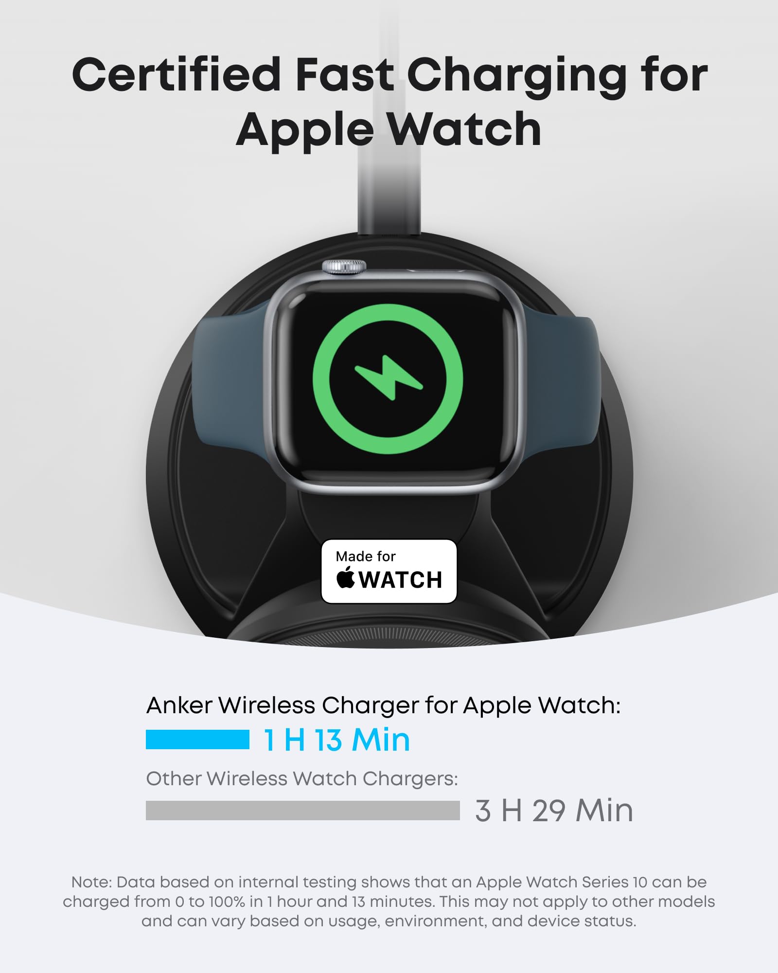 Anker MagGo Cargador Inalámbrico iPhone 3 en 1 con MagSafe 15W(Soporte de Carga), Cargador Magnético con Certificación Qi2, para iPhone 17/16/15 Air, Apple Watch, AirPods Pro y más(Adaptador Incluido)