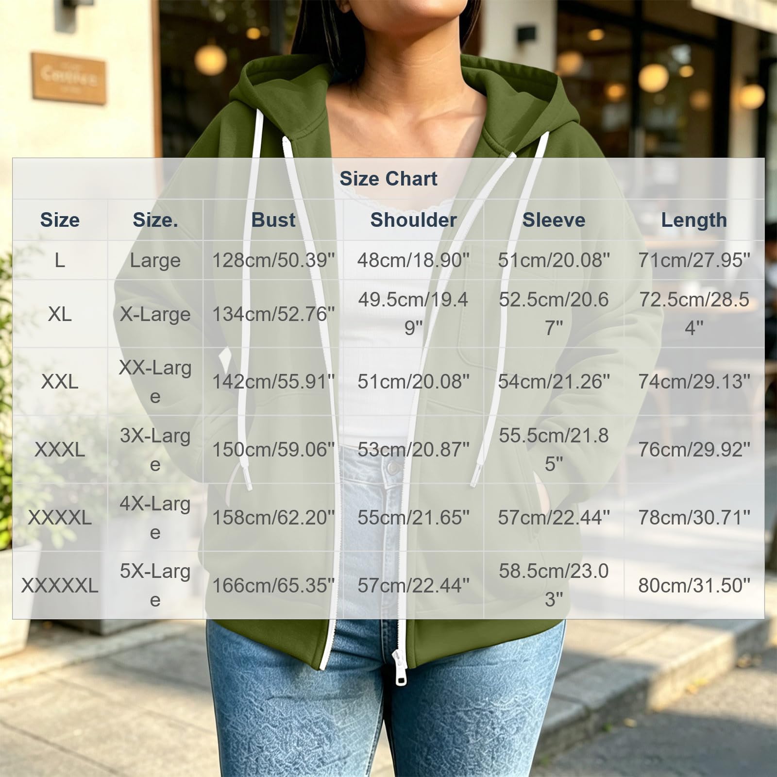 Hoodie Damen Oversize Sweatjacke mit Kapuze Sweatshirt Große Größen