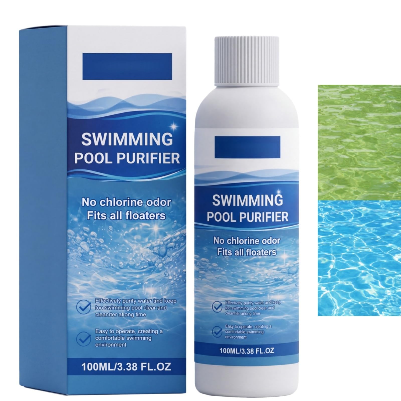 100ML Swimming Pool Water Clarifier Liquid,Swimming Pool Cleaner