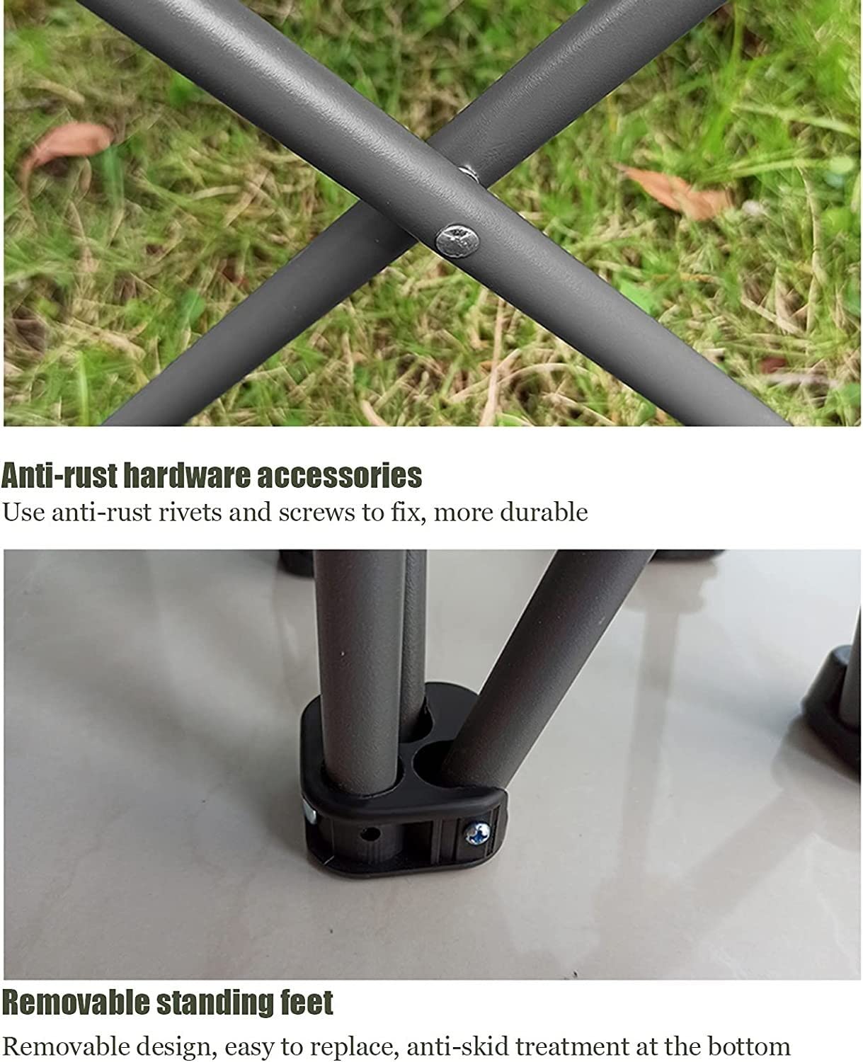 Krzesło Składane Outdoor Camping Przenośne Krzesło Składane Z Podłokietnikiem Wypoczynkowe Stołek Do Wędkowania, Przenośny Trwały Zewnątrz(A)
