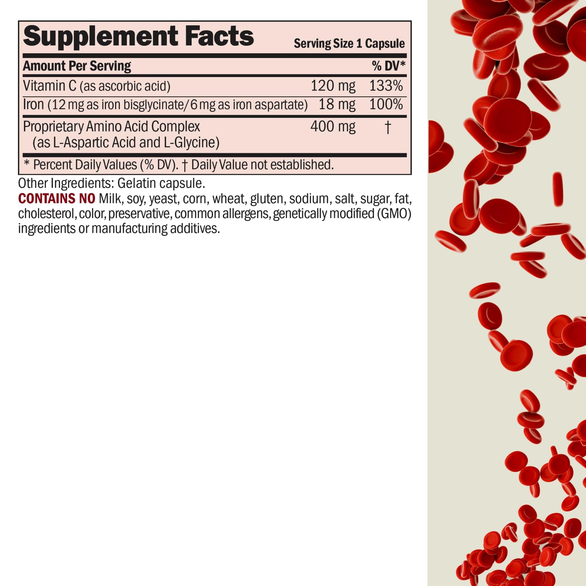 Andrew Lessman ProCaps Iron Plus 18mg Chelated Iron 90 Capsules — Amazon image 2