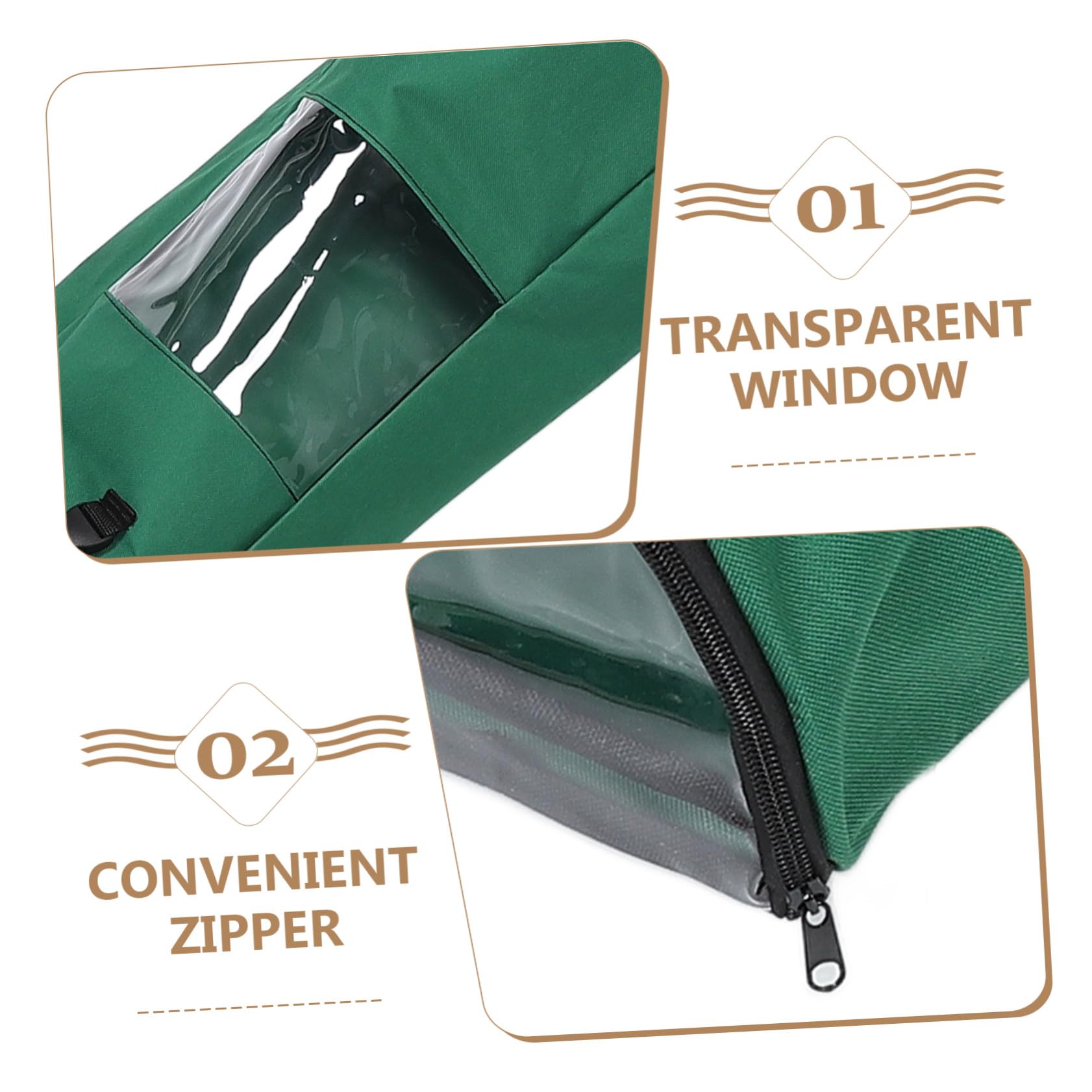 HANABASS Faltbarer Geschenkpapier aufbewahrungscontainer aus Oxford Mehrlagig mit Griff Tragbare Organizer tasche für Papierrollen Platzsparend Staubdicht Langlebig für Weihnachts