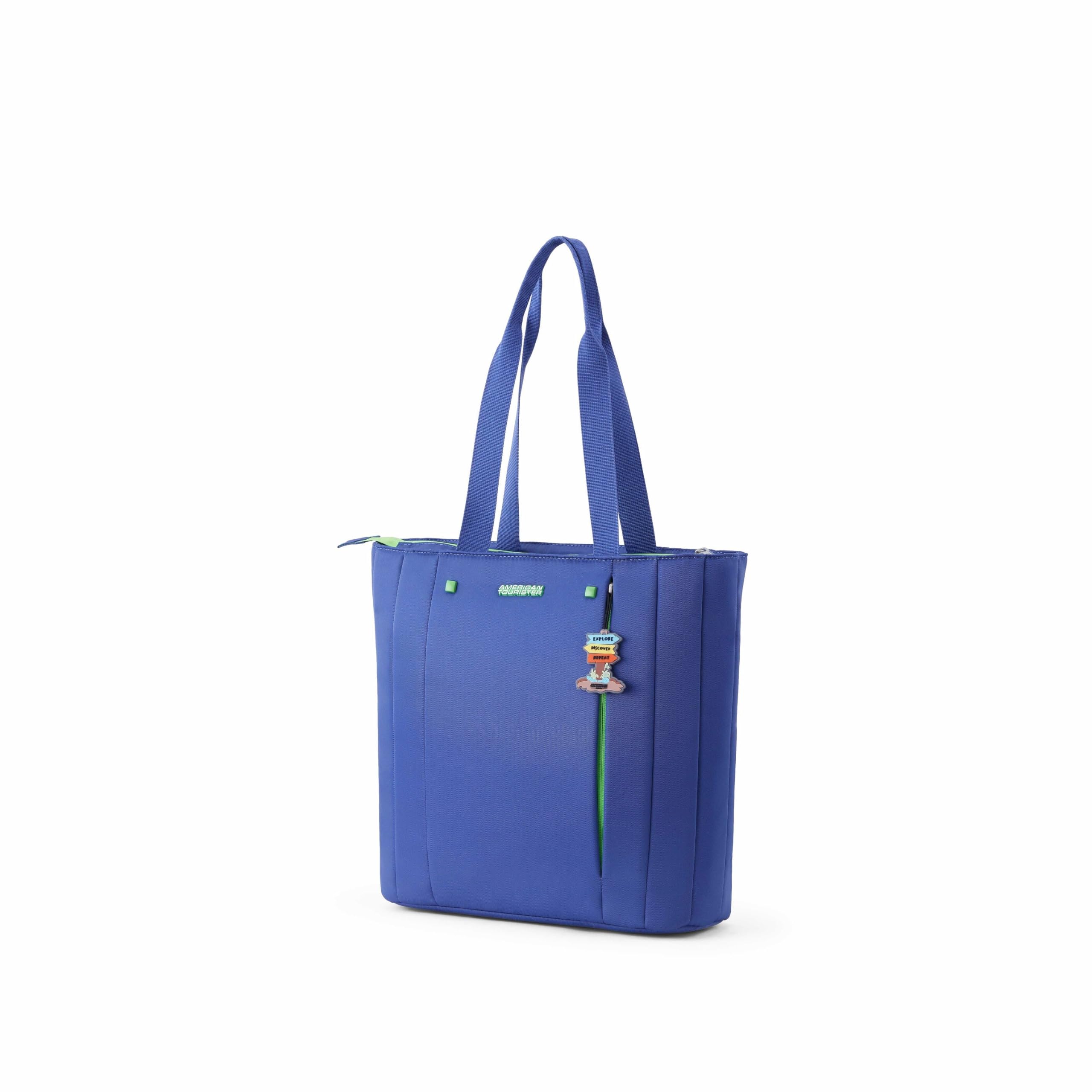 Trippin | 18.0 Ltrs Tote Bag | 8 Smooth Wheels | Soft Case Polyester | Zipper Closure | 1 Years Global Warranty | Marlin Blue-image-7