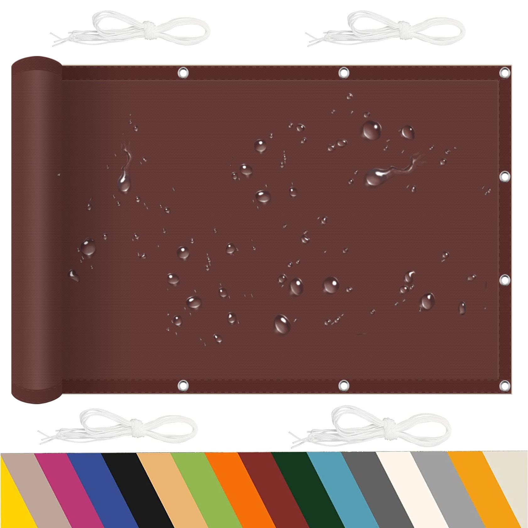 Voile d'ombrage rectangulaire vin rouge anti UV pour protéger la terrasse