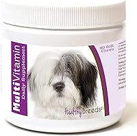 Vista 60 de Healthy Breeds Multivitamínico siberiano Husky para perros, suplemento diario recomendado por veterinarios, sabor a tocino, 60 masticables suaves