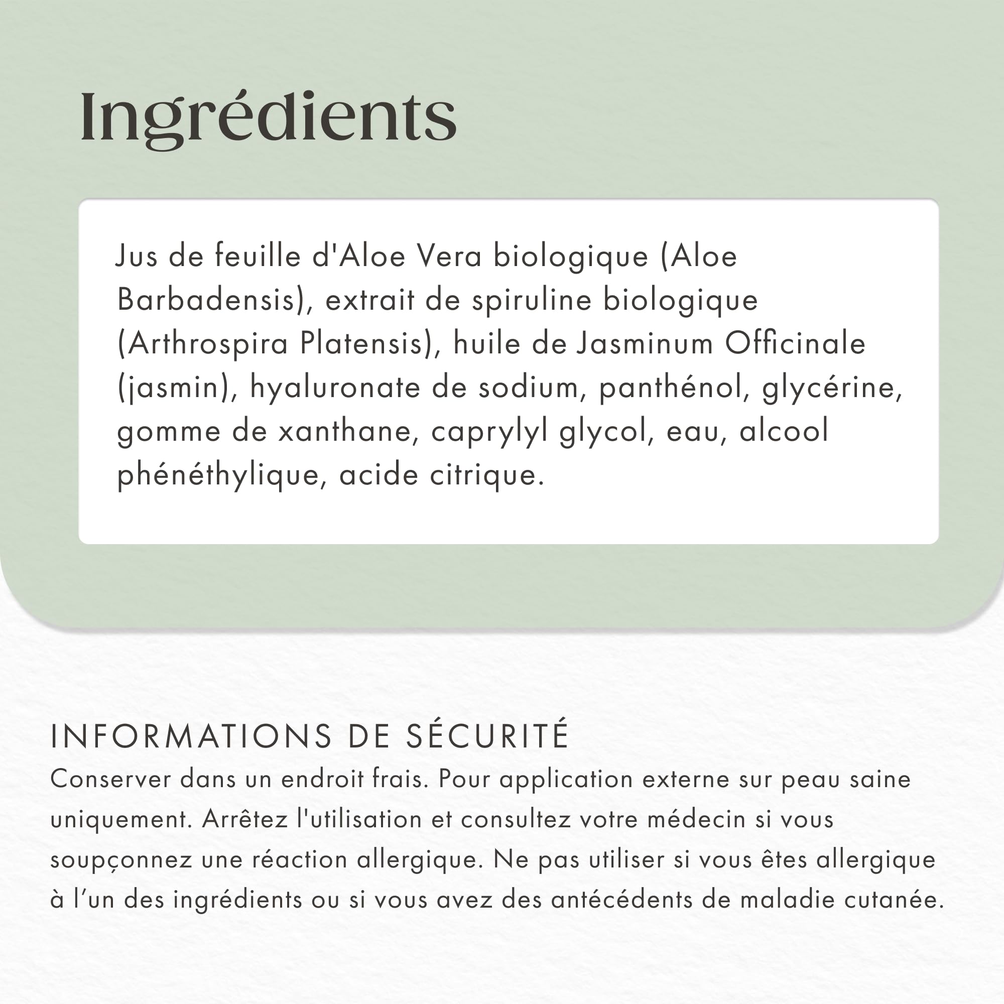 Satin Naturel Gel Aloe Vera Bio 200 ml – 100% Vegan & Cosmétique Naturelle – Gel d’Aloe Vera Concentré – Avec Acide Hyaluronique & Panthénol – After Sun & Soin Hydratant Visage, Corps & Cheveux