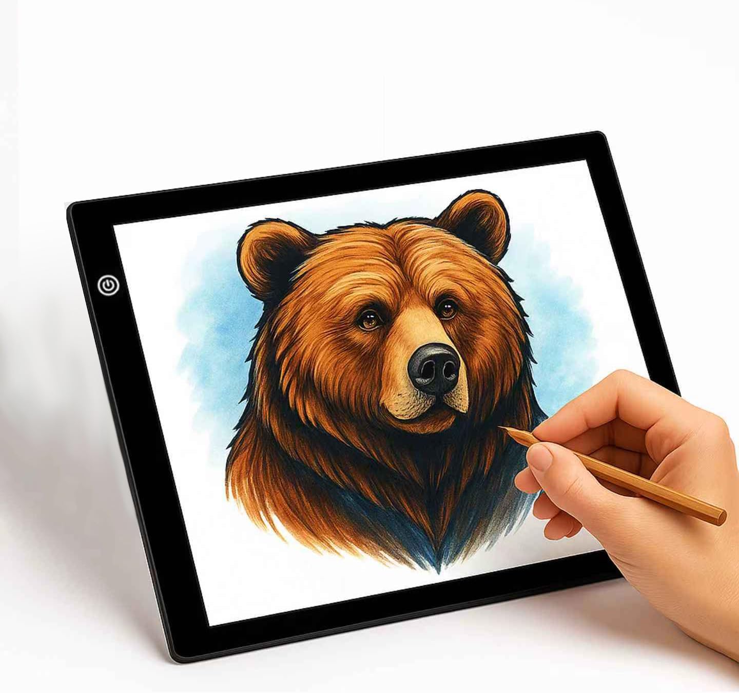 A3 LED Tracing Light Box丨Light Pad - Copy Board with Full-Edge Ruler Frame丨3 Adjustable LED, Premium Acrylic for Art, Drawing, Sketch, Animation, Design, Tattoo, Diamond Painting, X-ray Viewing