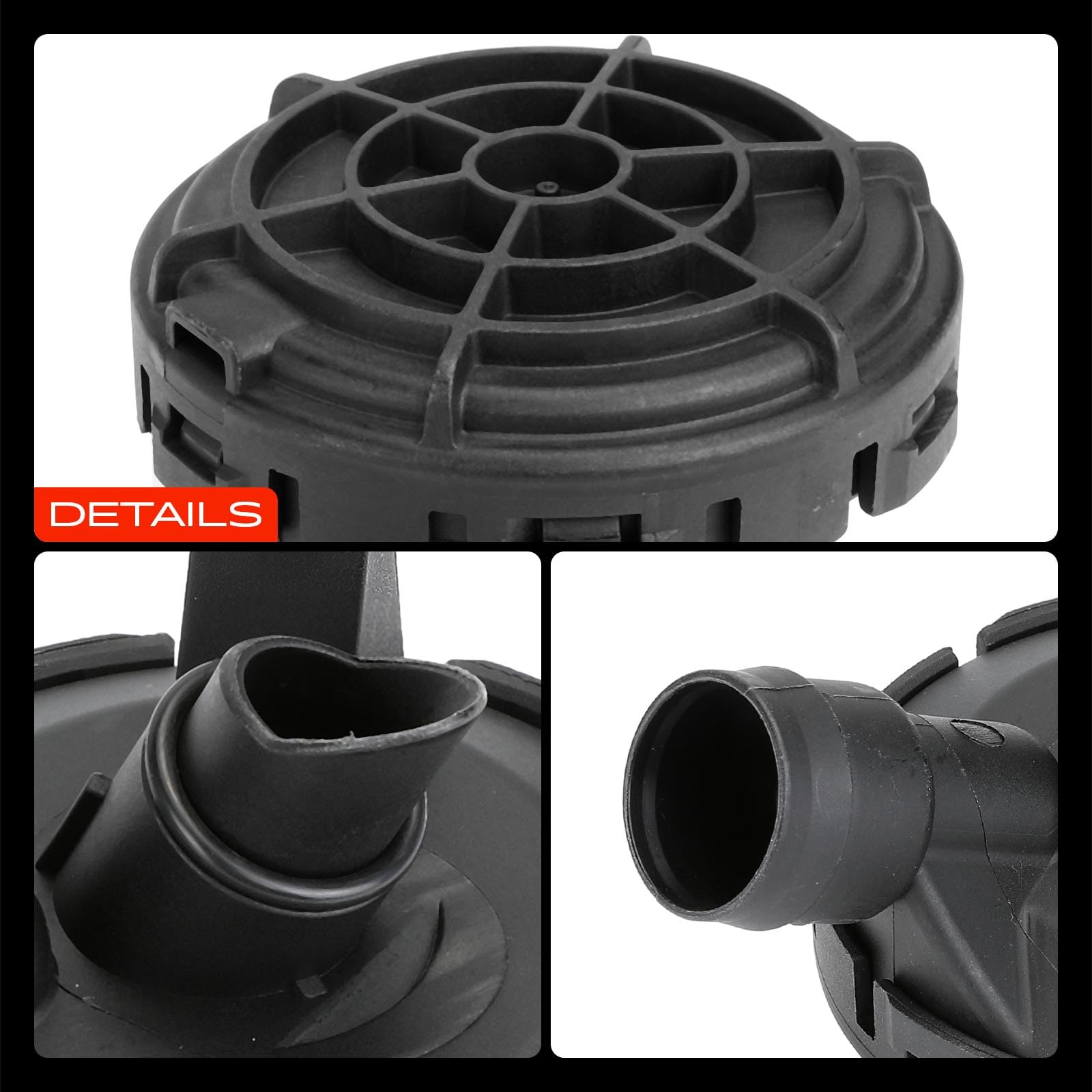 Frankberg Separador de aceite de Válvulaación del cárter Compatible con A4 8EC A4 Avant 8ED A4 cabrio 8HE A6 4F2 A6 Allroad 4FH A6 Avant 4F5 A8 4E2 4E8 Replace# 06E103245E