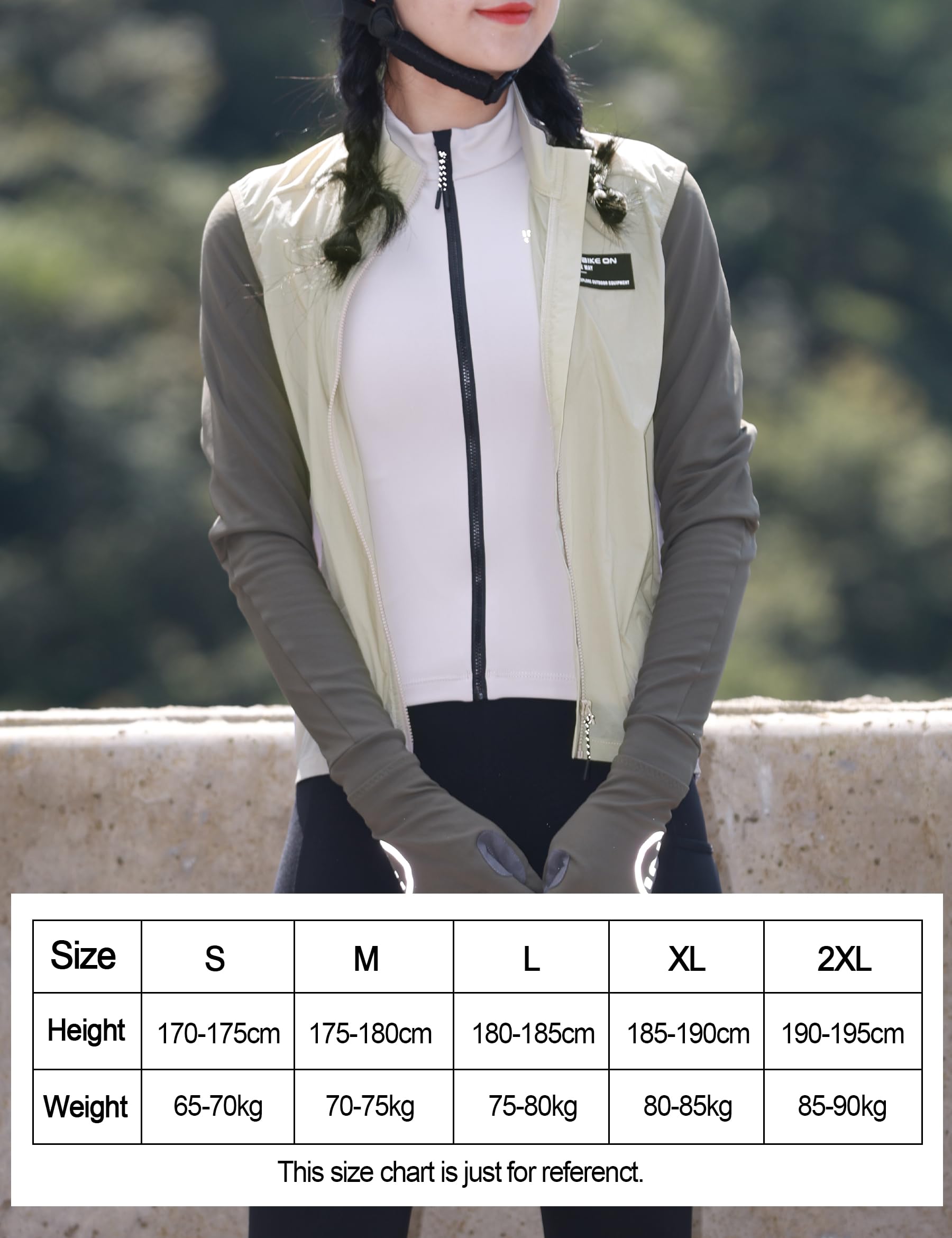 INBIKE Gilet Antivento Ciclismo Donna Gilet Running Traspirante Gilet Bici Sportivo Leggero Anti-UV Catarifrangente Per Corsa Trekking