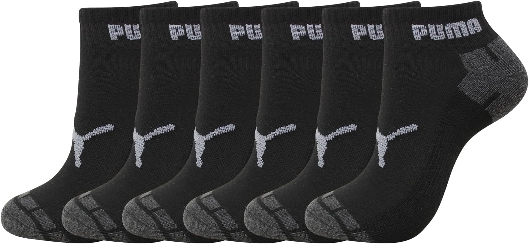Men's 6 Pack Quarter Crew Socks