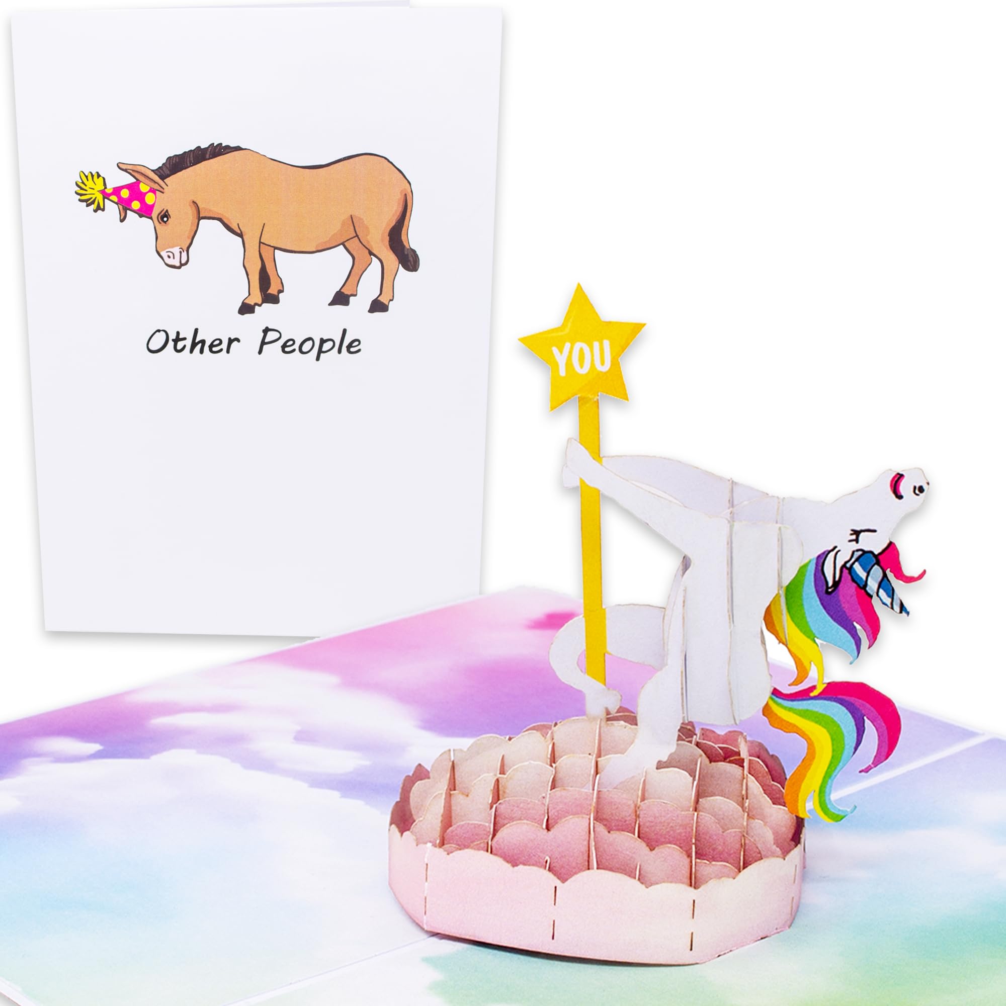 Lustige 3D Pop-Up Geburtstagskarte Mit Tanzendem Einhorn - Perfekt Für 30., 40. Geburtstag & Geschenke Für Frauen