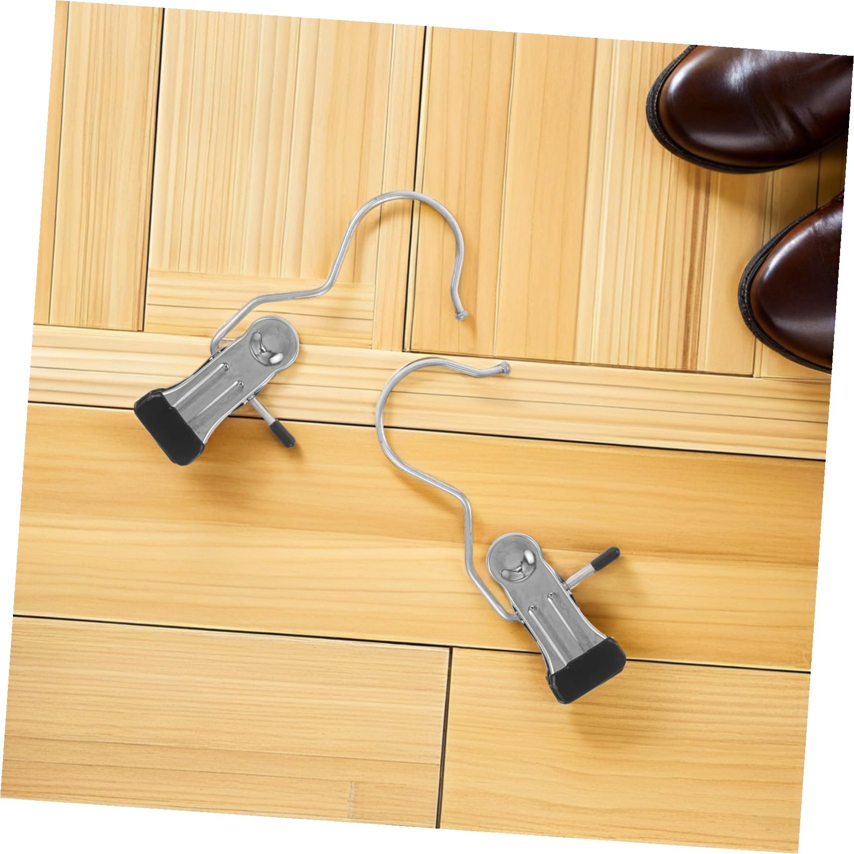 Toyvian 80 Pezzi Mollette in Acciaio Inossidabile Clip Antiscivolo per Gonne e Pantaloni, Design Salvaspazio per Lavanderia e Armadio