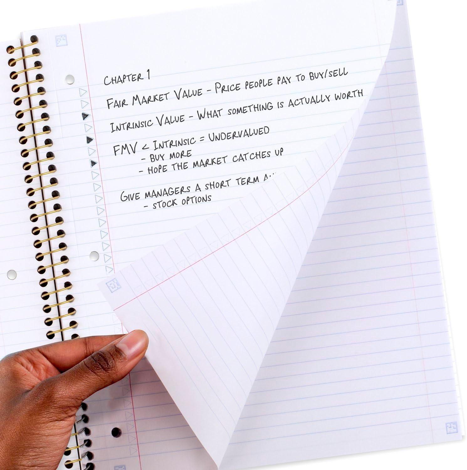 Five Star Spiral Notebook + Study App, 3 Pack, 1 Subject, College Ruled Paper, 100 Sheets, 8-1/2" x 11", Forest Green, Fire Red, Pacific Blue (820189-ECM)