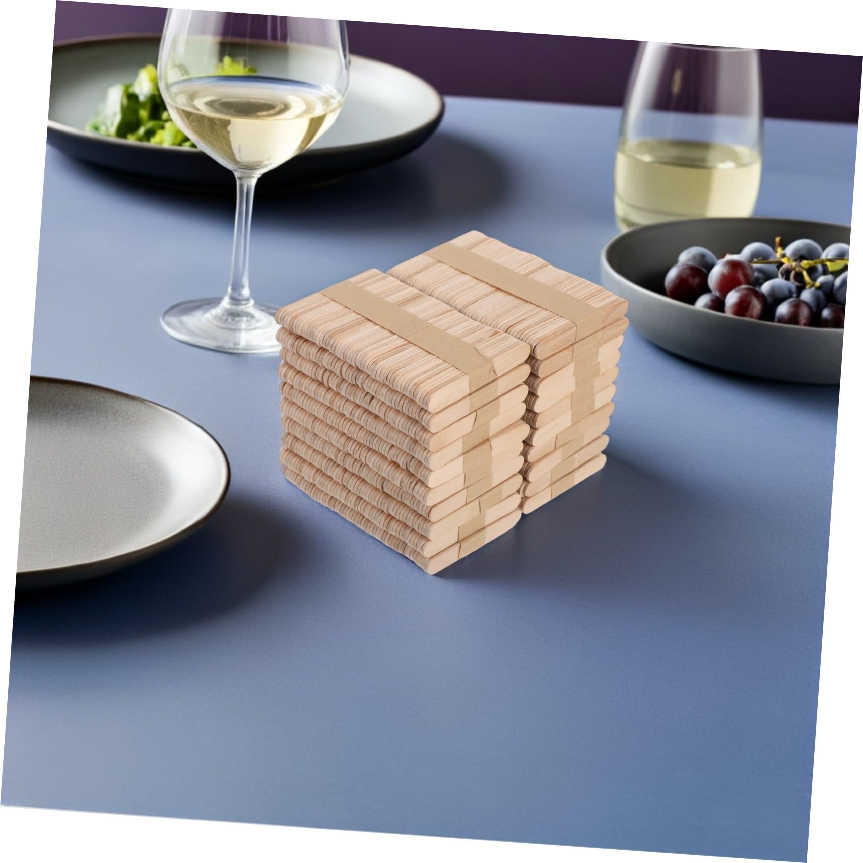 Anneome 1000 Piezas Palitos Madera para Manualidades Naturales Multiuso para Proyectos DIY Suministros Artísticos