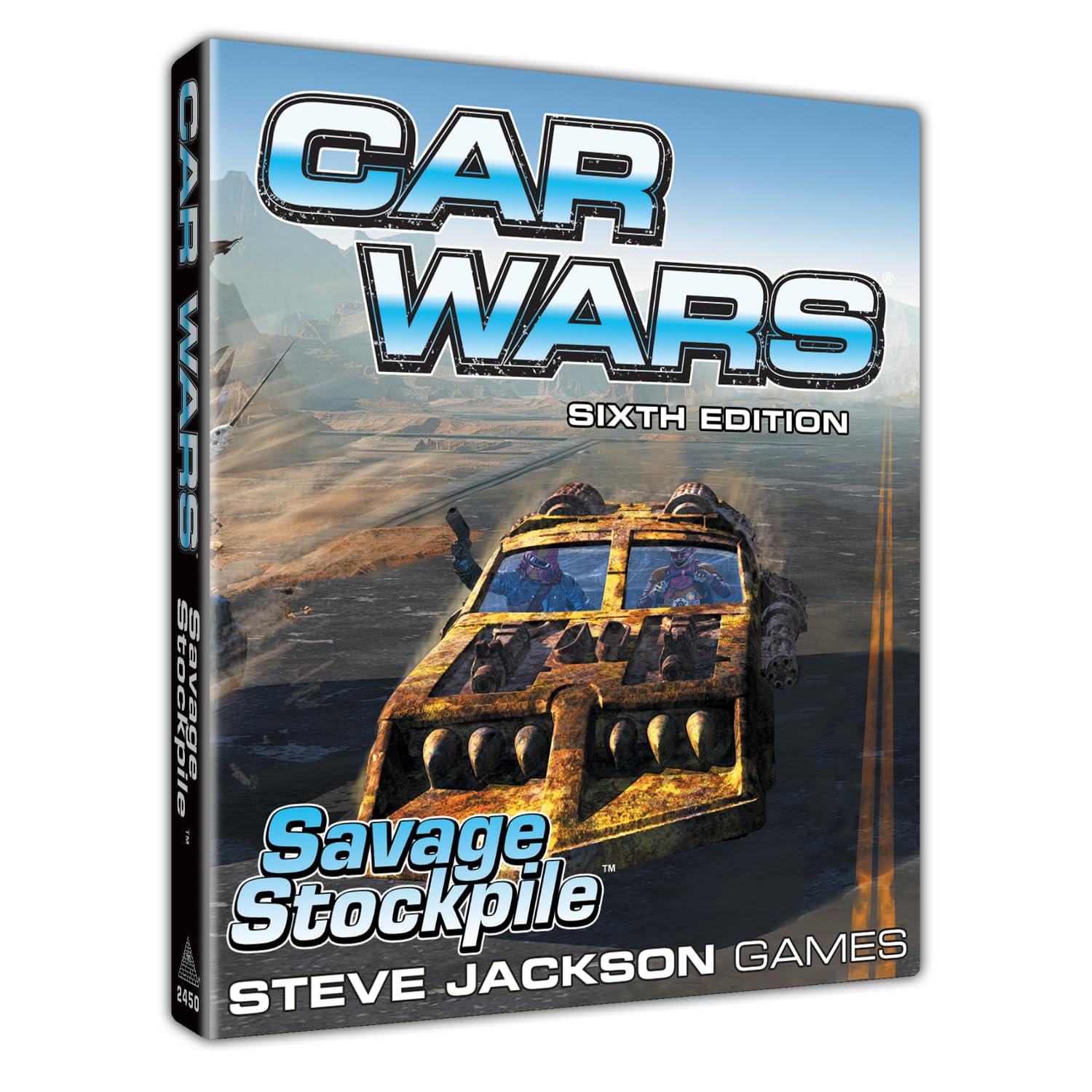 Steve Jackson Games | Car Wars Sixth Edition: Savage Stockpile Expansion | 40-Card Accessory Pack with Weapons, Structures & Gear – Customize Your Car for Arena Combat