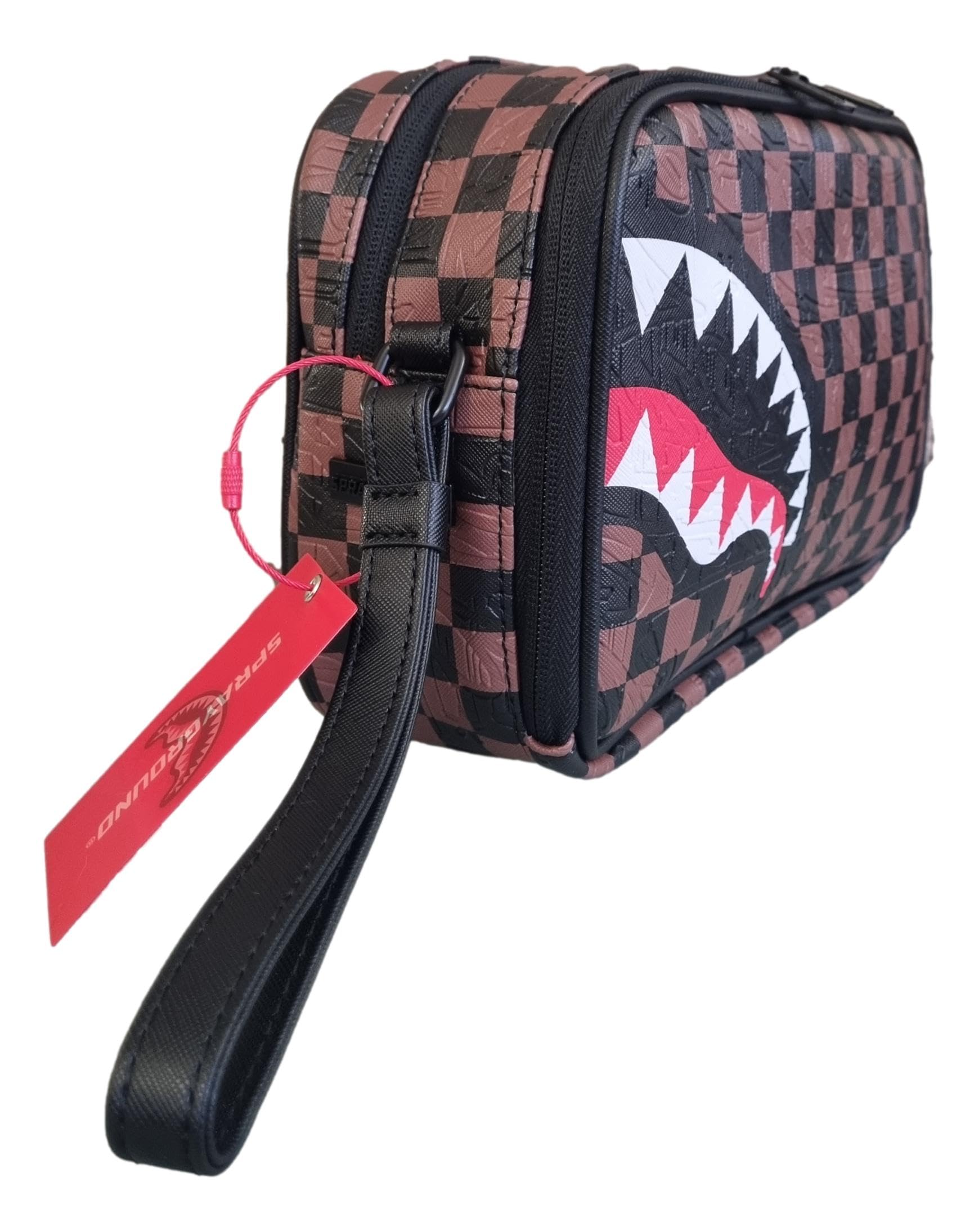 SPRAYGROUND Check 2 Emboss Toiletry Bag