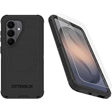 OtterBox Samsung Galaxy S26 Only - Defender Series Case with Magnets & Screen Protector - Black - Tough - Rugged & Durable - with Port Protection - Wireless Charging Compatible