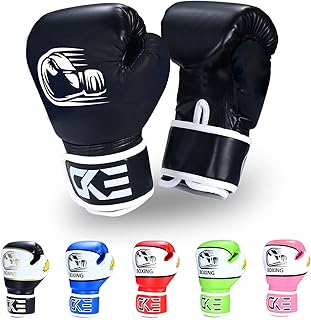 CKE Kinder Boxhandschuhe für Kinder Jungen Mädchen Jungen Jungen Jugendliche Toddlers Alter 5-12 Jahre Trainingshandschuhe für Boxsack Kickboxing Muay Thai