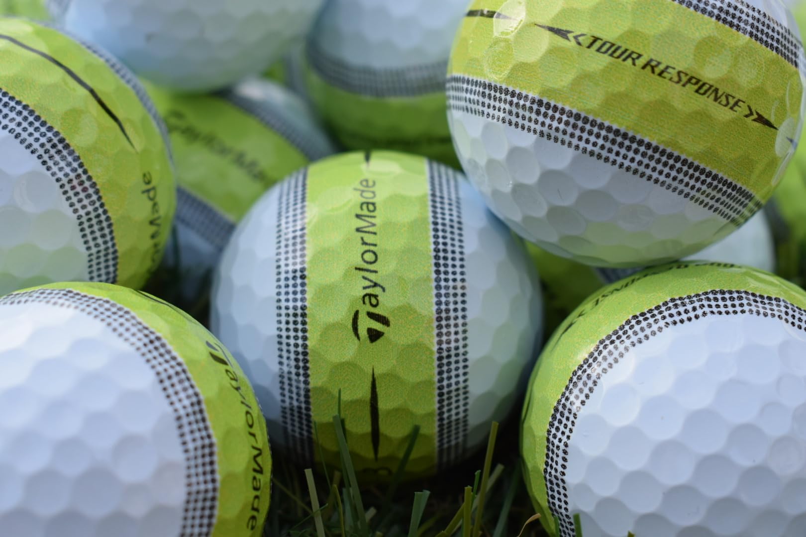 Glorious Golfers Recycled Tour Response Stripes - Yellow