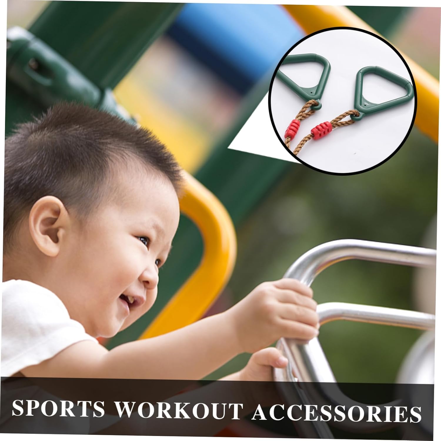 POPETPOP Fitness Rings Exercise Handle Grip Fitness Equipment Parts Horizontal Bar Fitness Equipment Pull-up