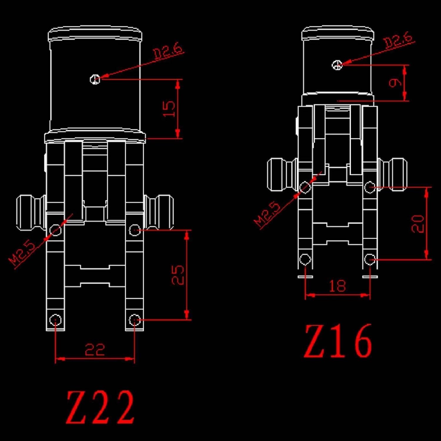 Z22 CNC Alu Folding Arm Tube Joint for DIY Dia 22mm RC Quadcopter Multicopter