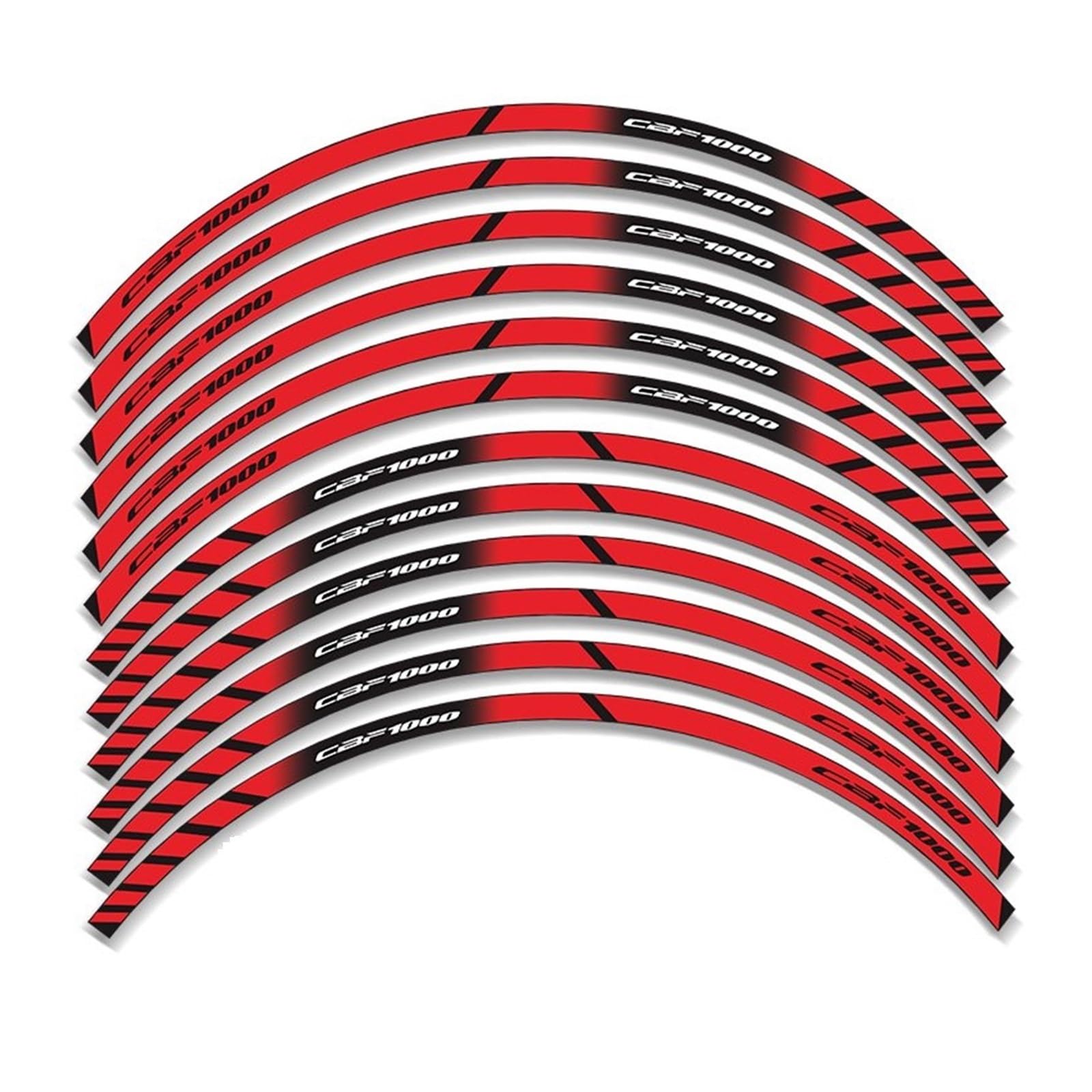 Motorcycle Sticker Reflective Stickers for CBF1000 for CBF 1000 Reflective Wheel Stickers(A1)