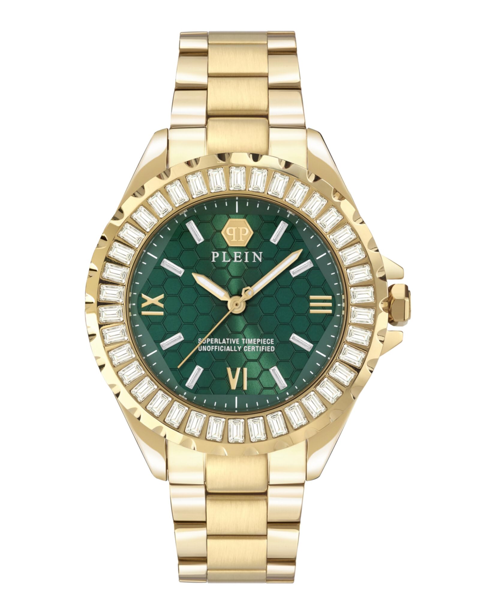 Philipp Plein Orologio Analogico al Quarzo da Donna con Cinturino in Acciaio Inossidabile PWPOA0924