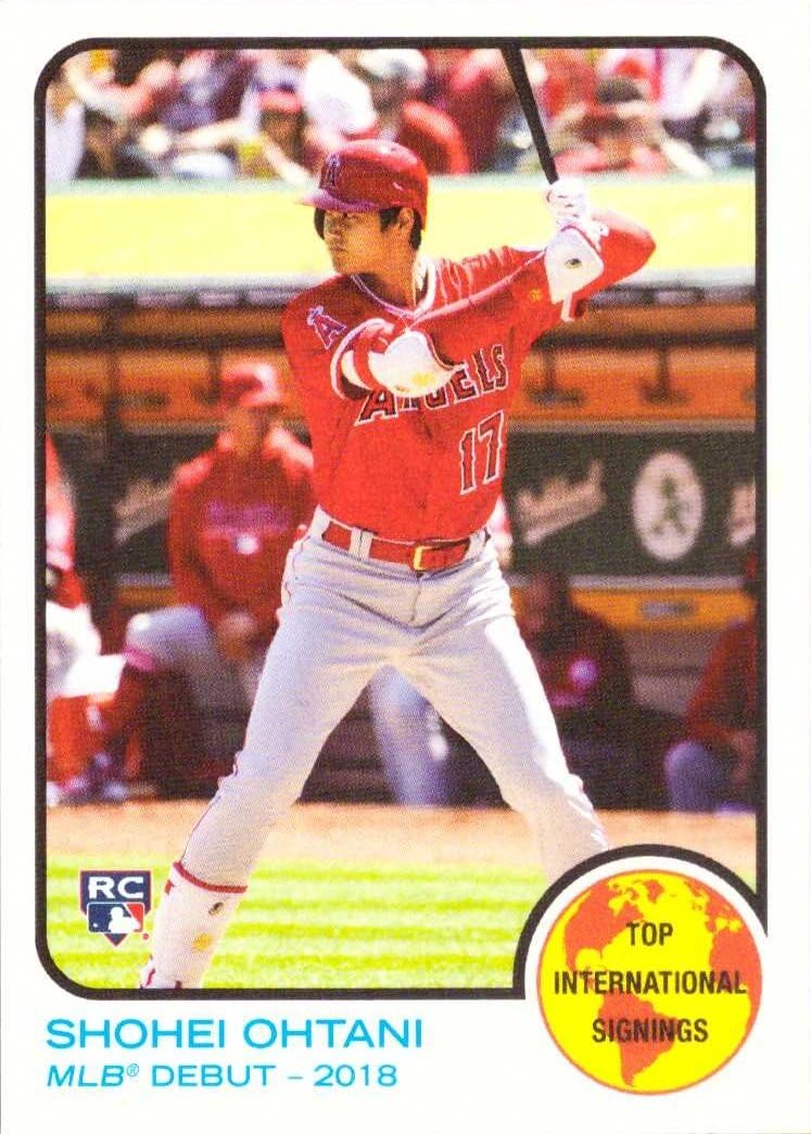 2018 Topps Throwback Thursday TBT Baseball #61 Shohei Ohtani Rookie Card - Only 1,720 made!